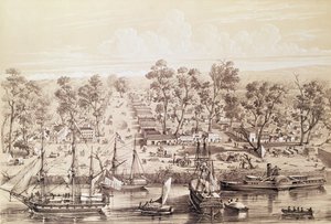 Ville de Sacramento, 1820 - French School